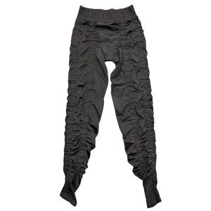 AGOGIE + 20 Wearable Resistance Band Pants Black Leggings Muscle Tone Size Large